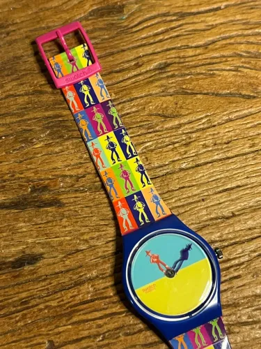 Relógio vintage Swatch NOS coleção anos 90