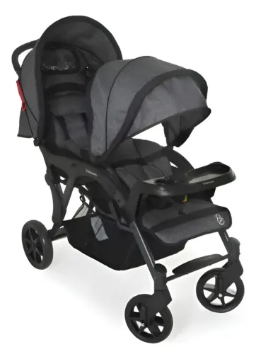 CARRINHO DE BEBÊ GÊMEOS DOPPIO II GALZERANO + 02 Bebê conforto