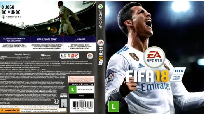 Midia Fisica X-box One Original FIFA 2018