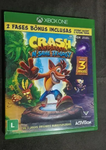 Trilogia crash bandicoot Xbox one (3 jogos)