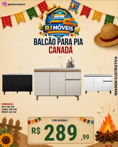 BALCÃO PARA PIA