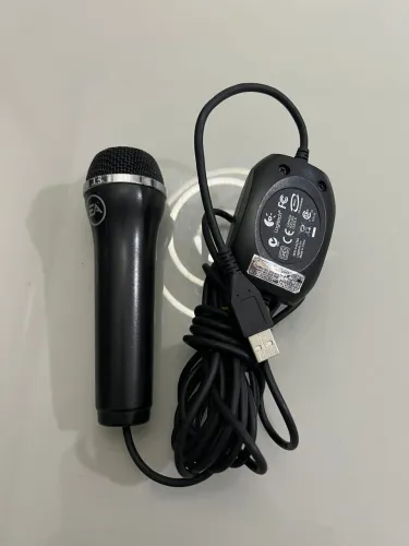 Microfone Logitech EA USB Plug & Play