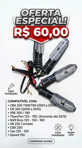 Piscas de LED da Twister