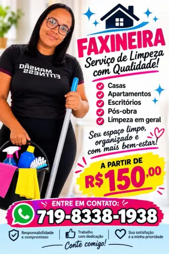 Faço faxina