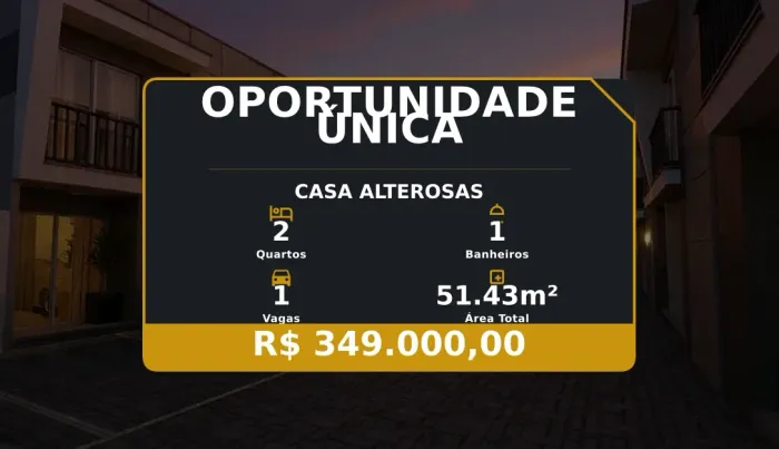 Casa Moderna e Funcional com Quintal em Alterosas Serra/ES