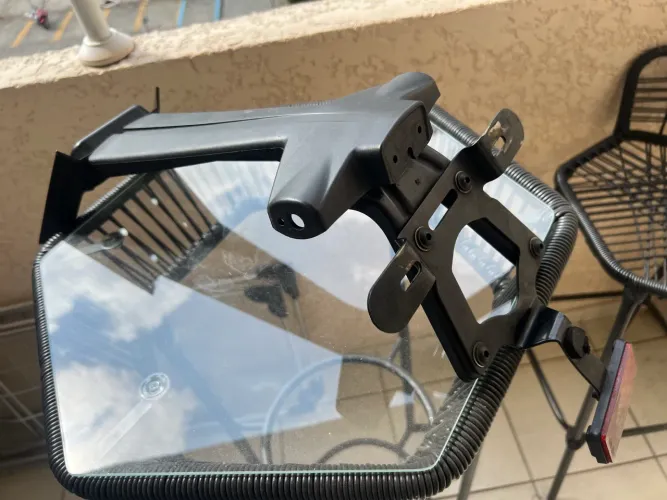 Suporte de placa completo original KTM DUKE 390 (2018 a 2025)