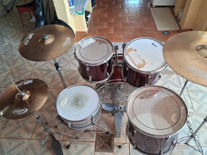 Bateria Peace e Pratos Orion