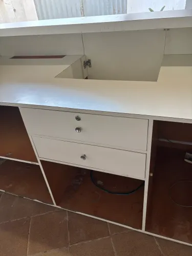 Balcão de Atendimento Branco - Ideal Para Loja ou Escritório