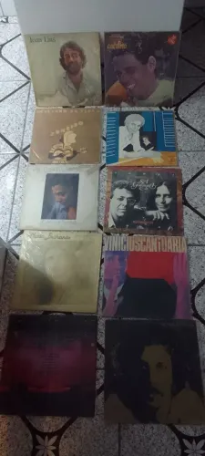 Lote 15 discos de vinil 