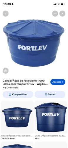Caixa d?água 1000L