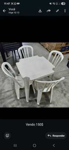MESA 4 CADEIRAS ,NAO ENTREGO