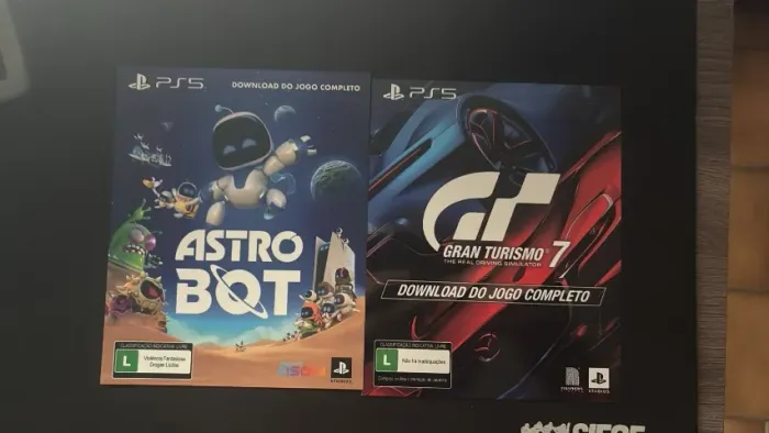 Código Digital PS5 Astro Bot e GT7