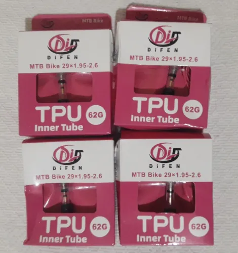 4 Câmaras de Ar TPU MTB 29x1.95-2.6 62g