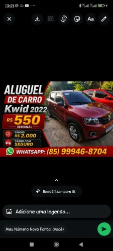 Renault Kwid Zen 1.0 Flex 12V 5P Mec. 2022