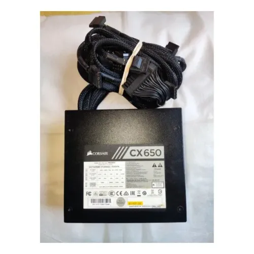 Fonte Corsair CX650 650W 80 Plus Bronze PFC Ativo