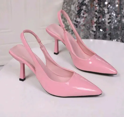 Salto alto rosa NOVO