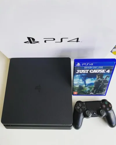 PS4 SLIM 1TB 3 MÊS DE GARANTIA 