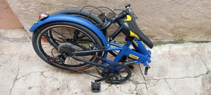 bicicleta dobravel shimano 7 marchas