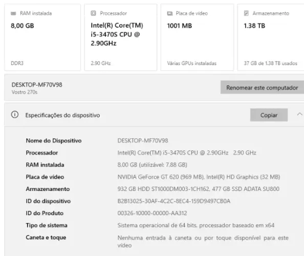 PC i5 - 3D (BARBADA)