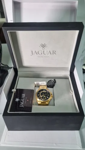 Relógio Jaguar Original novo no plástico 8k na loja completo caixa cartão