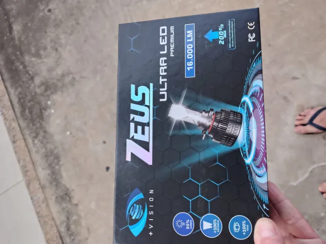 Lâmpada Ultra Led 16.000 lumens H7