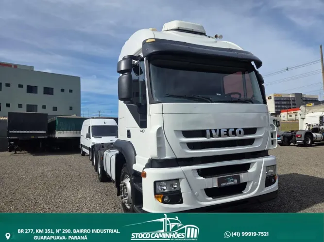 STRALIS 440T 6X2 AUTOMATICO BRANCA 2012/2013