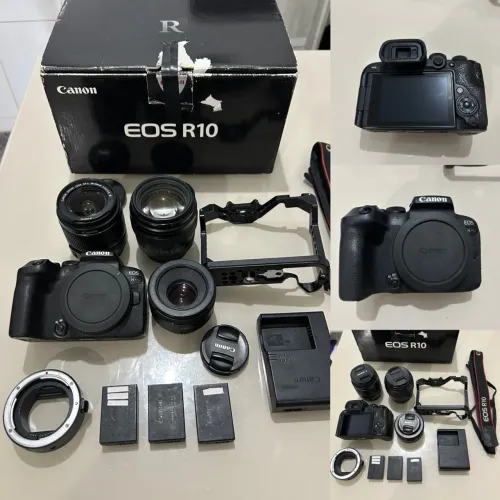 Kit câmera R10 Canon