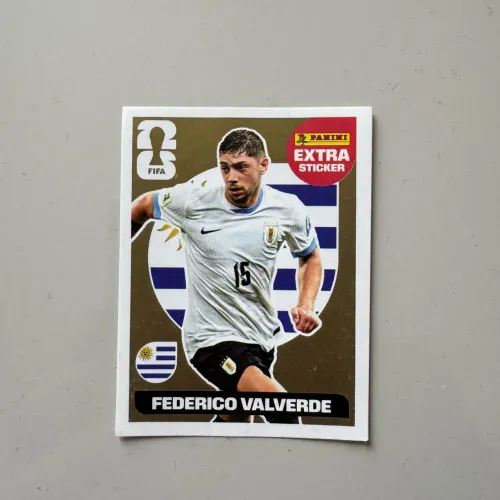 Figurinha Valverde OURO Copa 2026