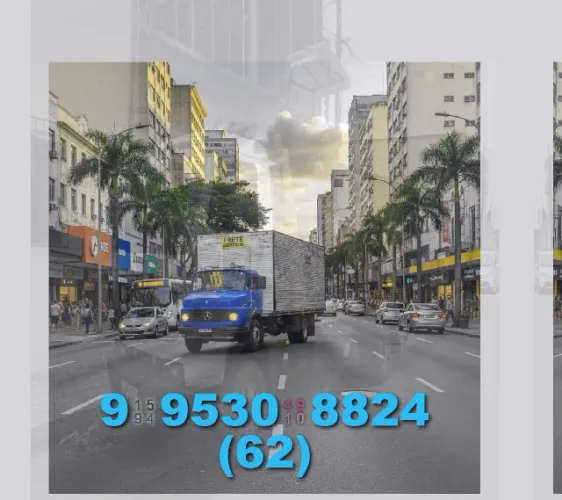 Frete em Jardim Novo Mundo, Centro, Praça da Liberdade e Goiás! Rápido e seguro!