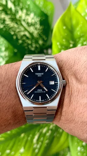 TISSOT PRX POWERMATIC 80 BLUE DIAL NOVO/SEM USO