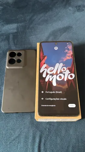MOTOROLA G75 256 GB - Caixa e Nota Fiscal