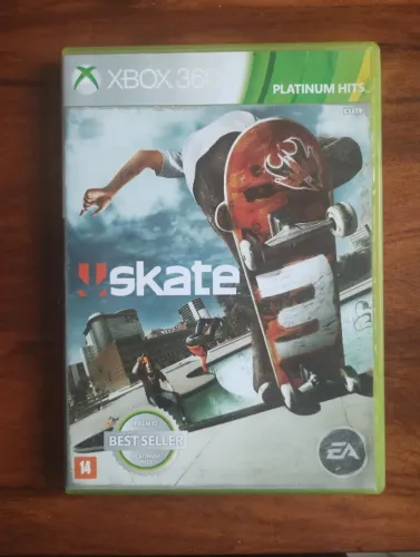 Jogo físico Skate 3 Xbox 360 usado em ótimo estado