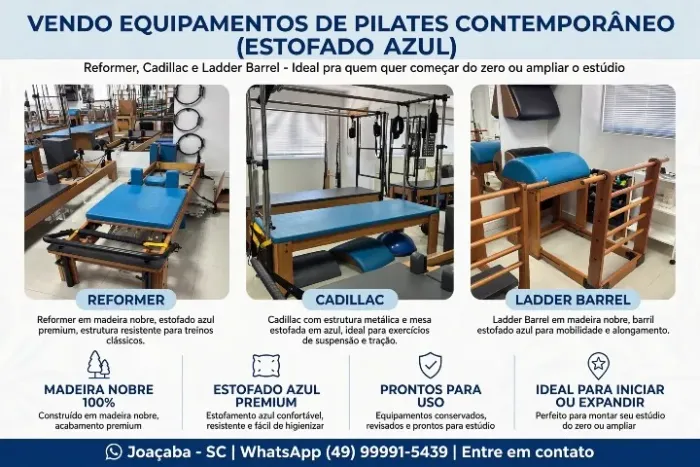 Equipamentos de Pilates contemporâneo