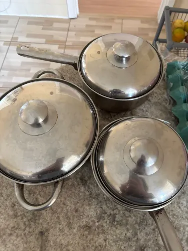 Doação panelas antigas