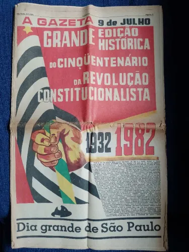 Journal Raro! Revoluçao Constitucionalista de 1932