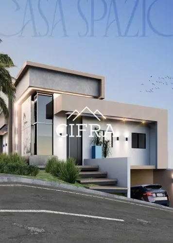 Casa de Alvenaria - Venda - 03 dormitórios - 157m2 - Casa Spazio - Loteamento Paraíso Verd