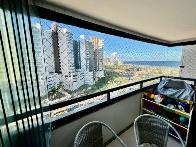 Apartamento a venda em Pituaçu com 2 quartos vista mar e nascente no Yves Palermo