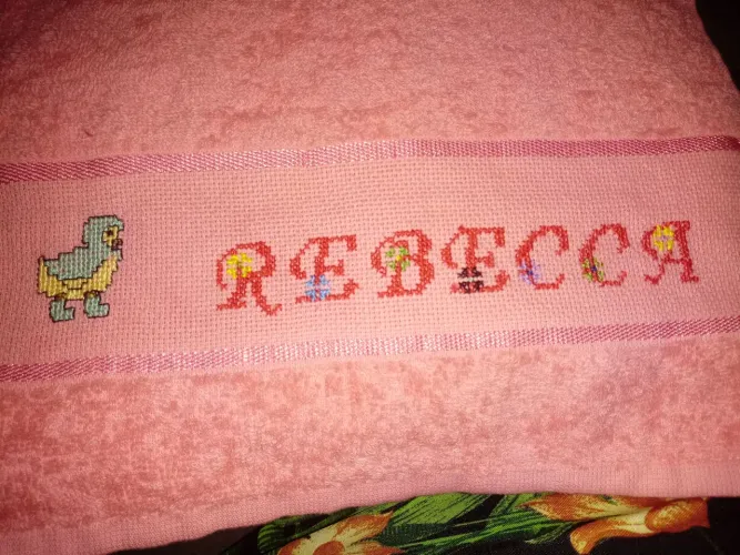 Bordado ponto cruz sobre encomenda!