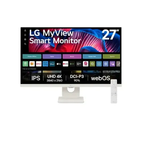 Smart monitor LG MyView 27" 4K, ESTADO DE NOVO
