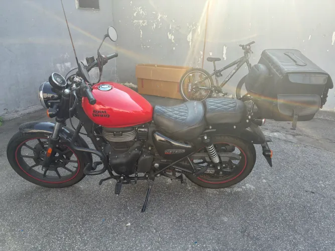 Meteor 350 pouco rodada