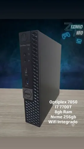 Mini PC Dell Optiplex 7050 I7 7700t 8gb Ram 256gb Nvme