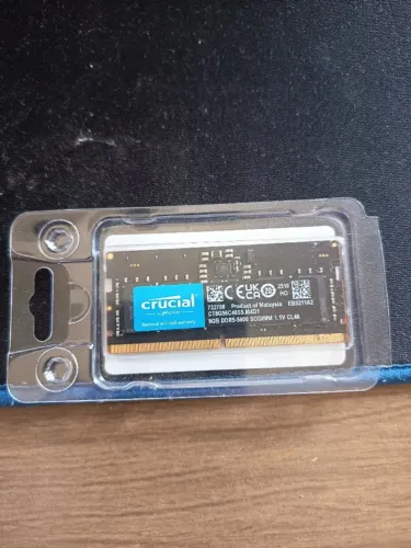 MEMÓRIA RAM 8GB DDR5 CRUCIAL 5600Mhz PARA NOTEBOOK