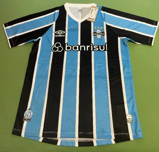 Camisa Gremio 2024/25 - Gola em V - Torcedor Masculina - Tamanho G