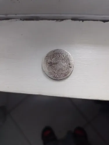Moeda antiga 200 reis