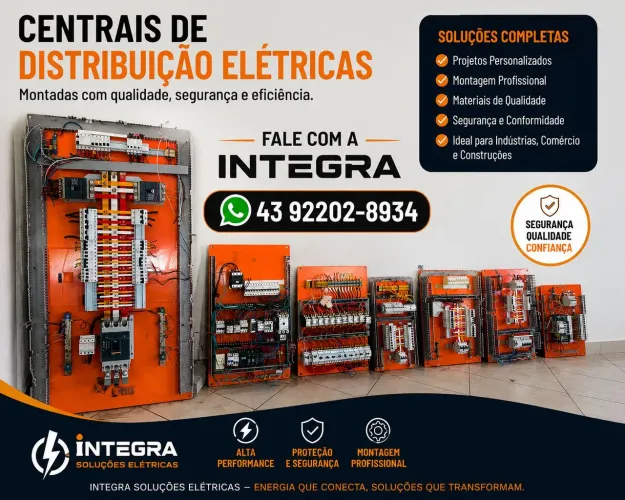 Centro de distribuição elétrica 
