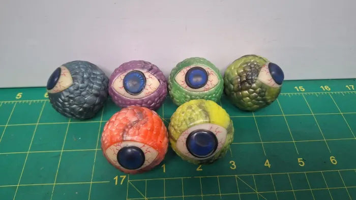 Lote bola saltitante vintage anos 80 madballs 2 knockoff