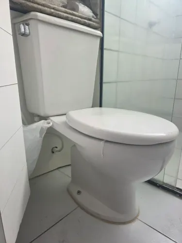 Vaso de banheiro completo Celite branco!