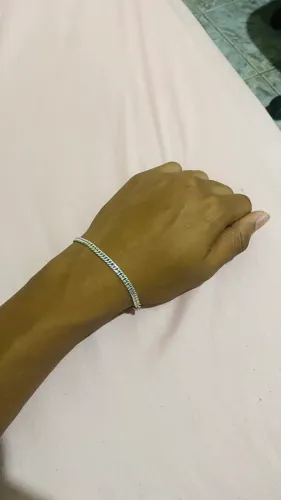 Pulseira prata 4 Mm