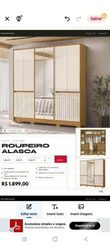 Guarda roupa casal! Alasca Muito espaçoso 