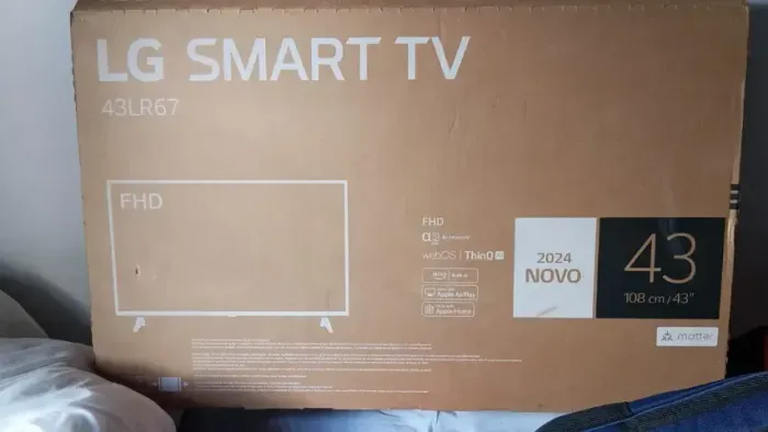 Smart TV LG 43 Polegadas Full HD Nova Lacrada (LEIA O ANUNCIO)